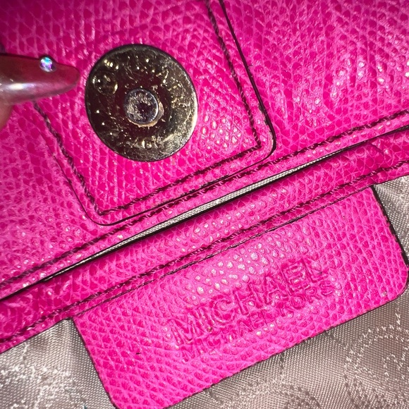 Michael Kors Hot Pink Crossbody Purse - Picture 8 of 10